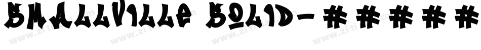 Smallville Solid字体转换